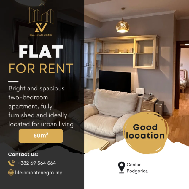 Two-Bedroom Apartment for Rent
